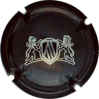 Ayala - n°0039c - Brut Majeur, verso noir avec écusson métal