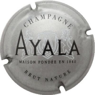 Ayala - n°0037a - Brut Nature, verso gris métallisé